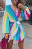 Sequin V Neck Romper Without Belt