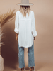 KENNEDY COTTON POCKETED BUTTON DOWN TUNIC