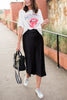 Satin Zipper Skirts