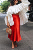 Satin Zipper Skirts
