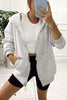 Pockets Loose Hoodie Coat