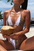Sexy Leopard Patchwork Bikini Set