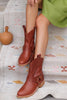 Slip On Flat Boots