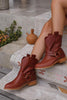 Slip On Flat Boots