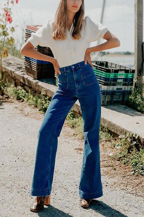 Trumpet Flare Jeans |
