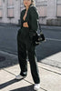 Pockets Wide Leg Pants