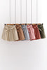 Bow Tie Elastic Waist Shorts