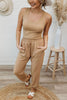 Elastic Waist Tie Dressy Joggers