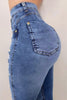 Dazzled Pearl Ripped Skinny Jeans