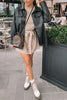 PU Long Sleeve Button Jackets