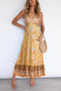 Boho Print Slip Maxi Dress