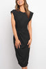 Solid Twist Sleeveless Dress