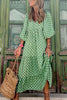 Fabulous Time Puff Sleeve Tiered Midi Dress