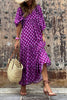 Fabulous Time Puff Sleeve Tiered Midi Dress
