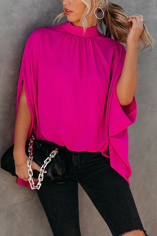 Tie Back Cap Blouse