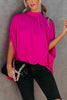 Tie Back Cap Blouse