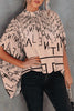 Tie Back Cap Blouse