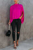 Tie Back Cap Blouse