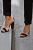 Transparency Open Toe Single Sole Slipper
