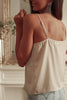 Satin Button Lace Cami