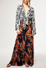 Print Belted Palazzo Pant