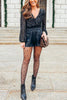 Dot Print Mesh Mesh Stockings