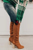 High Heels Zipper Knee Boots