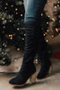 High Heels Zipper Knee Boots
