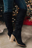 High Heels Zipper Knee Boots