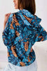 Print Drawstring Hoodie