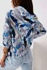 Print Drawstring Hoodie