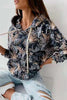 Print Drawstring Hoodie