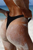 Solid Low Waist Bikini Thong