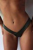 Solid Low Waist Bikini Thong