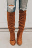 High Heels Zipper Knee Boots