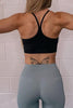 Solid Backless Bra