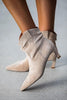 Pointed Low Heel Ankle Boot