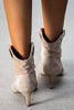 Pointed Low Heel Ankle Boot