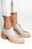Zipper Mid Heel Pumps