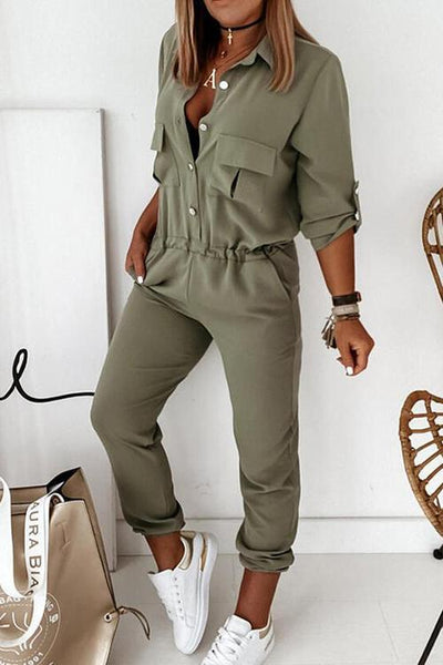 Button Pockets Overall