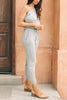 One Shoulder Drawstring Jumpsuits