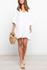 V Neck Pockets Loose Romper