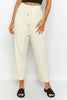 Solid Knit Drawstring Pants