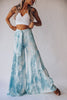 Print Belted Palazzo Pant