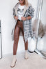 Easy Living Plaid Hooded Coat
