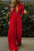 Button Blouse Wide Leg Pants Set
