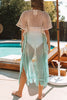 Tassels Gradient Hollow Cardigan