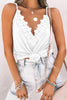 Floral Lace V Neck Slip Top