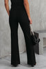 High Waist Split Hem Pants