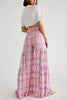 Print Belted Palazzo Pant